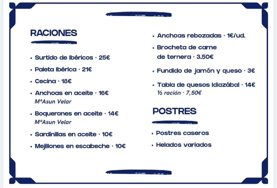 CARTA PICOTEO