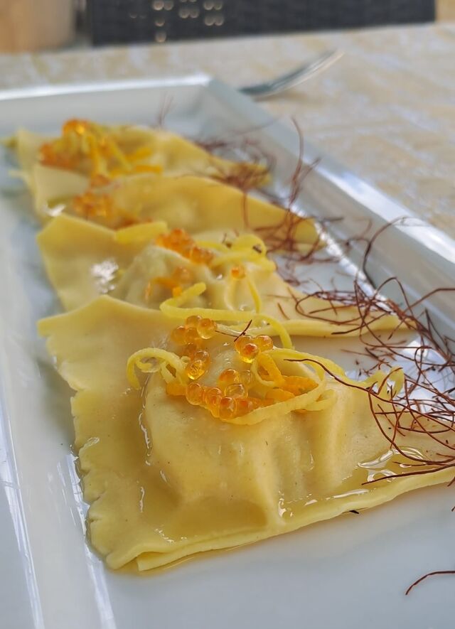Tortelli di trota selvaggia