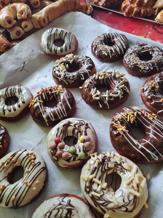 Donuts au chocolat