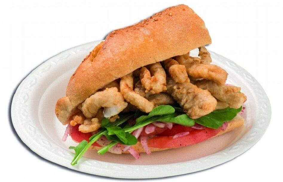 Ekmek Arası Mezgit - Grilled Haddock Fish with Half Bread