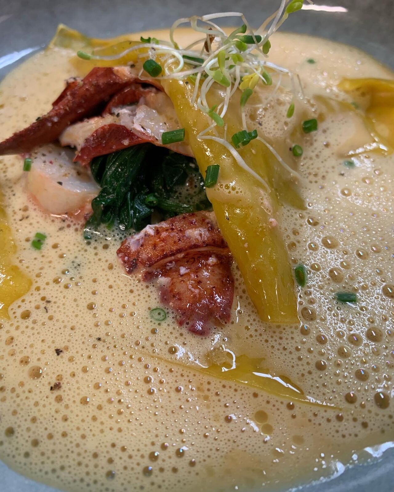 La Raviole Ouverte de Homard