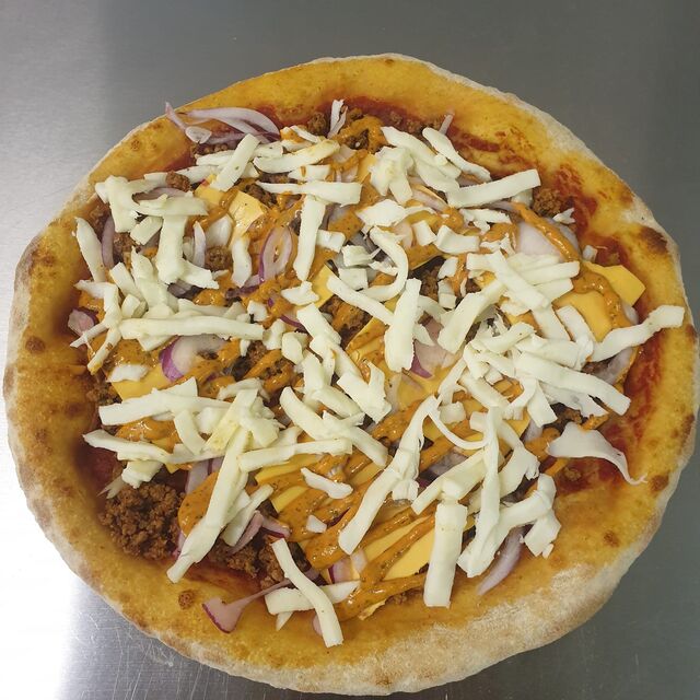 La pizza toute fraiche