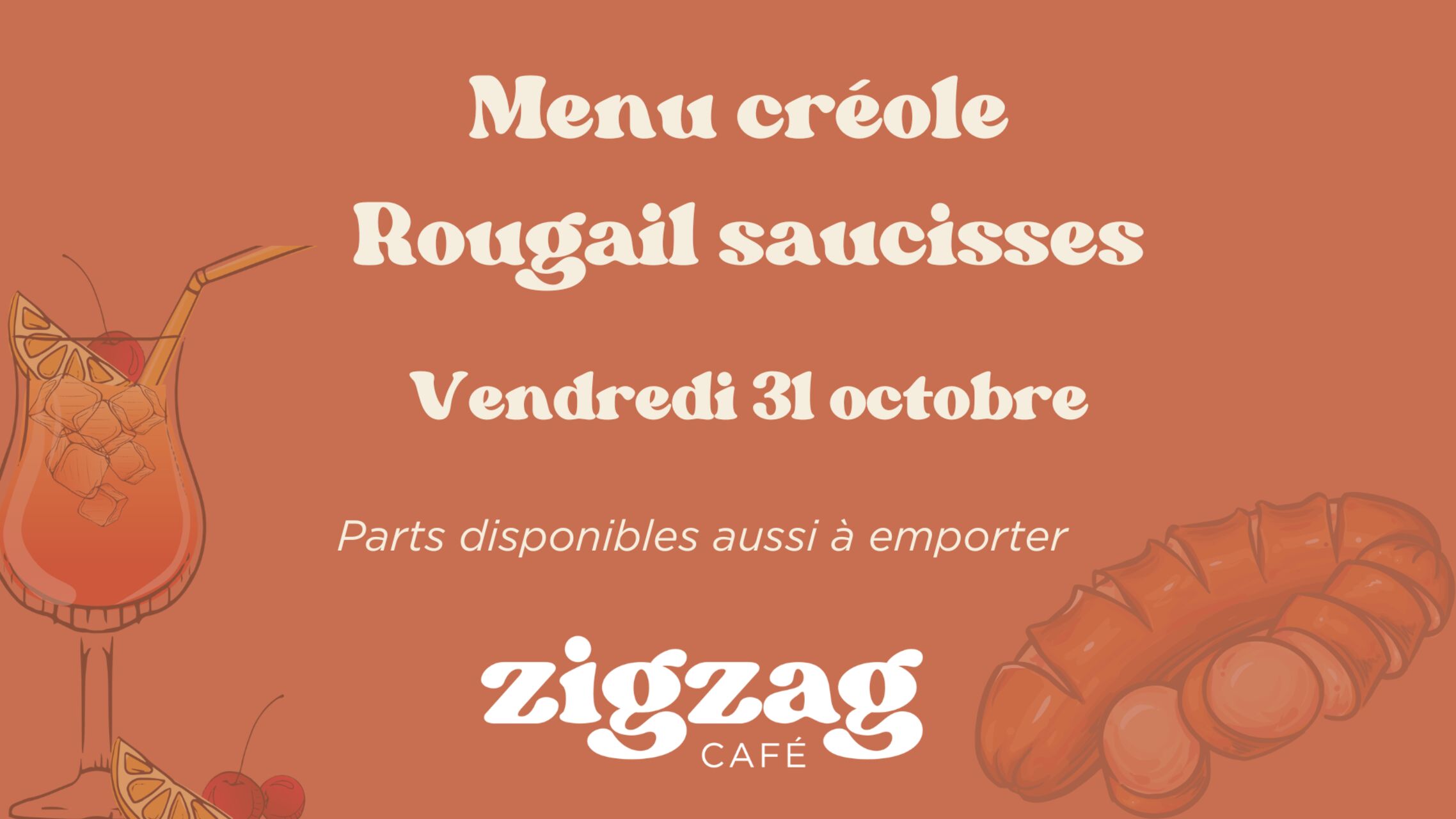 Soirée créole - Menu rougail saucisses