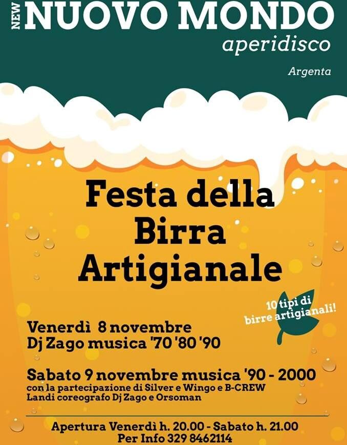 Festa della Birra Artigianale 9 Novembre 2019