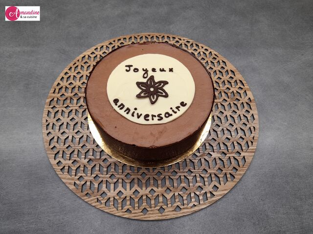 Bavarois au chocolat noir (10 pers)