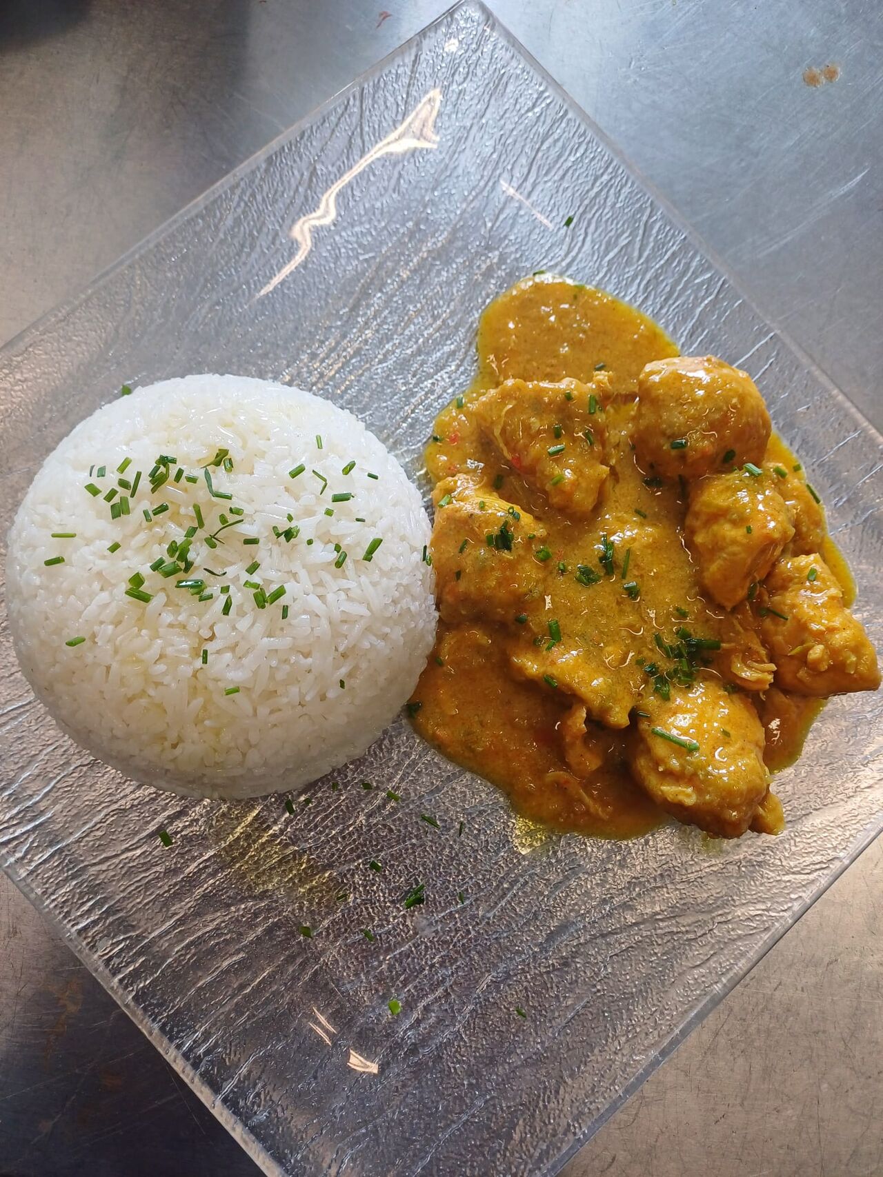Poulet coco curry 