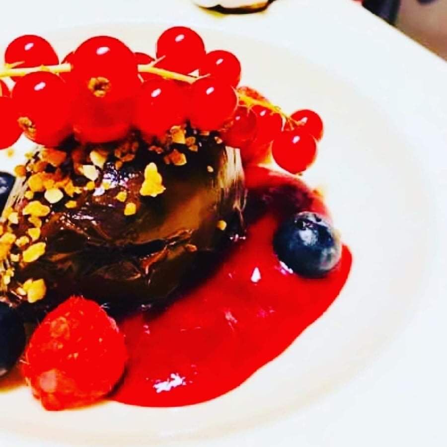 Parfait chocolat au fruit rouge 