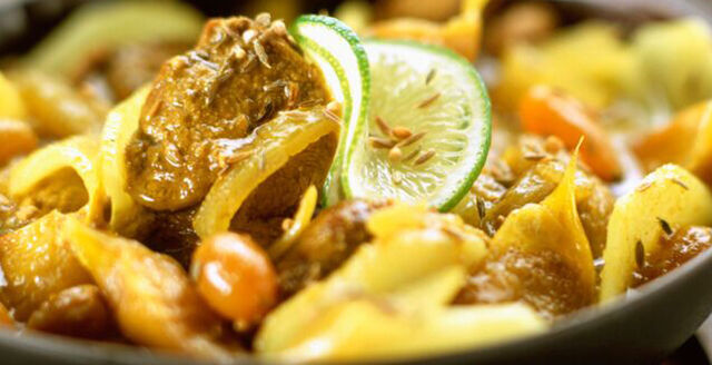 COLOMBO D'AGNEAU AU CITRON VERT