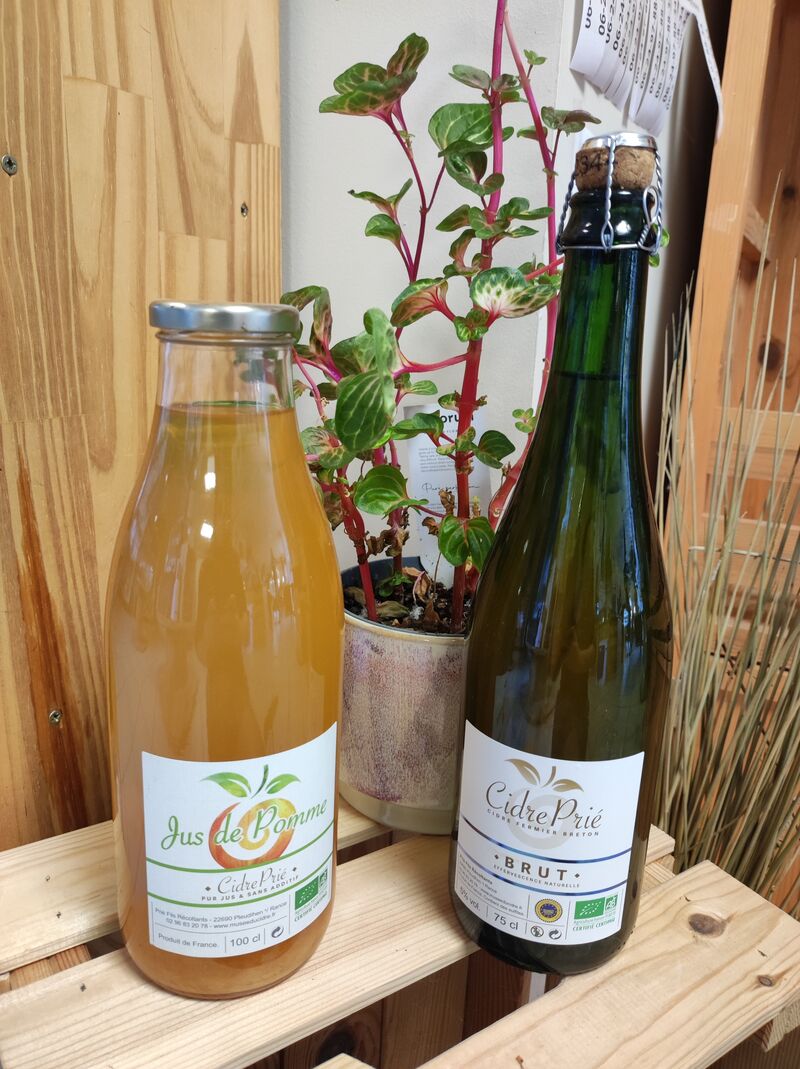 Cidres et jus de pomme de Pleudihen sur rance