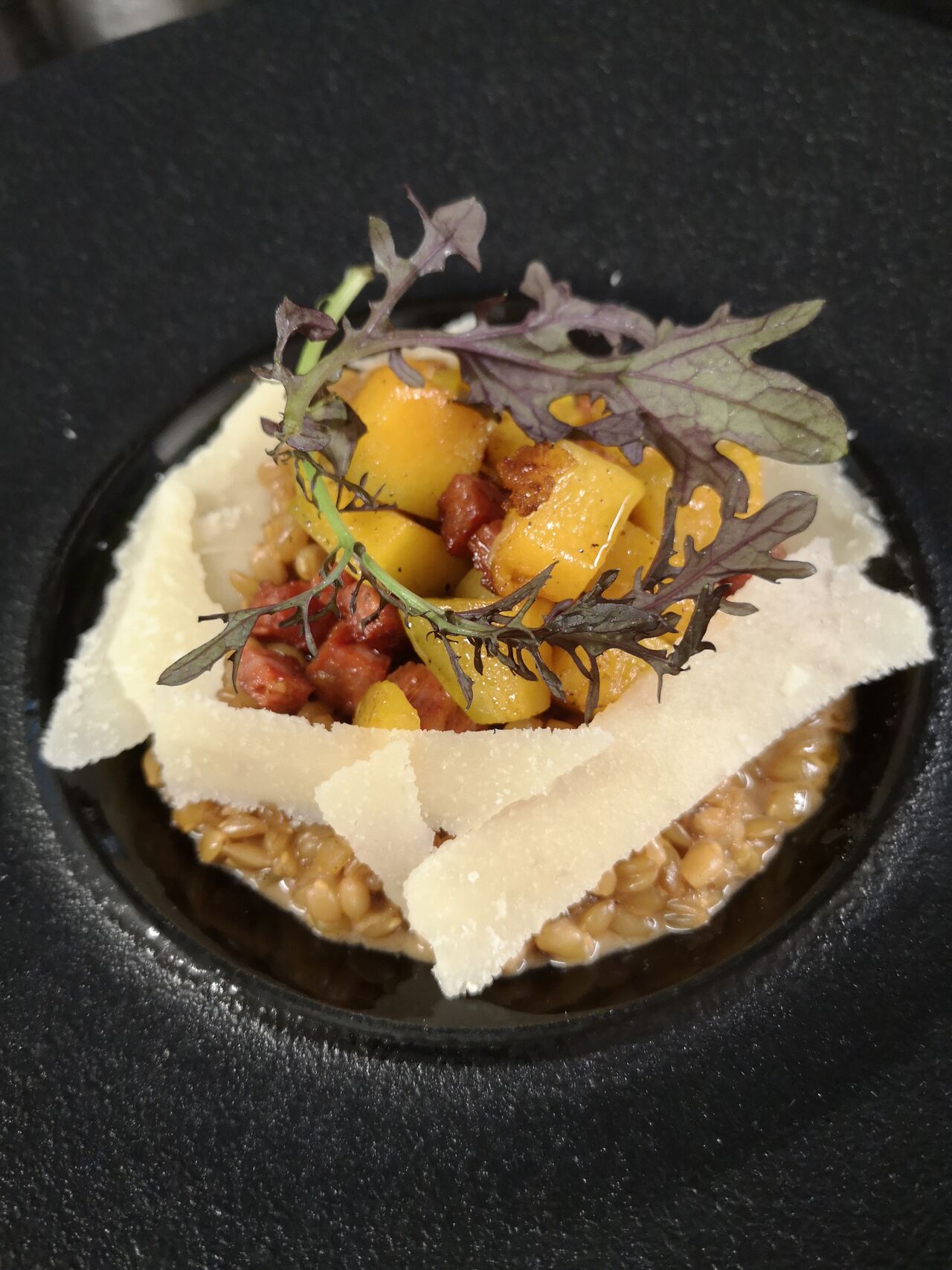 Risotto d'épeautre au potiron