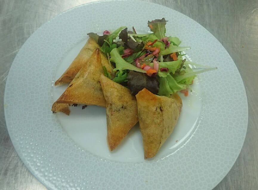 Samousa poulet curry