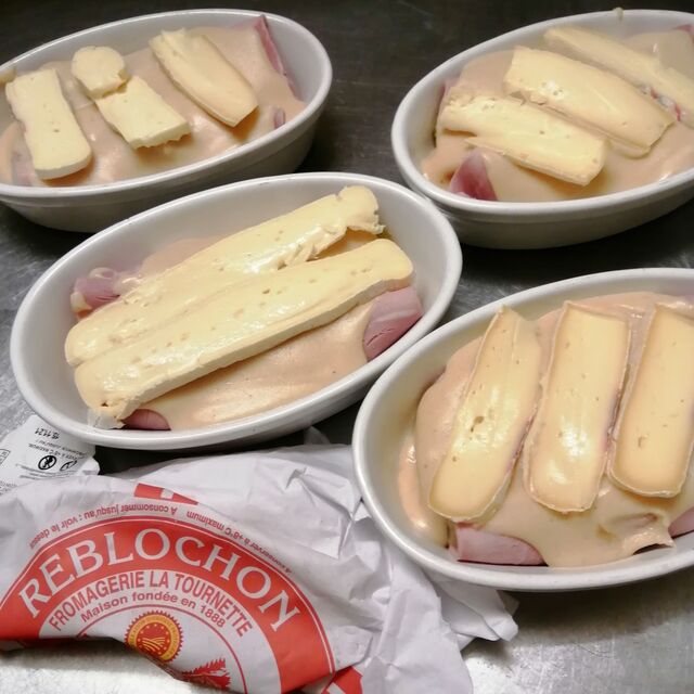 Endives aux jambons gratinées au reblochon