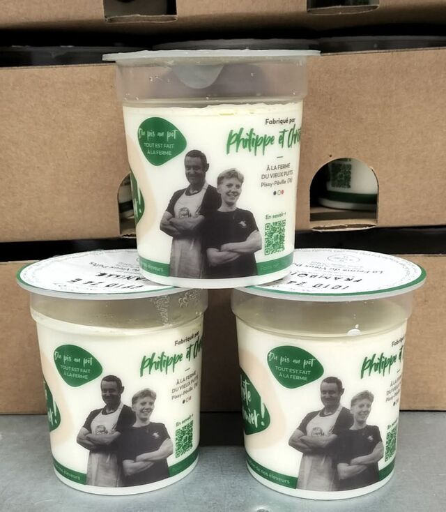 Yaourts natures et aromatisés 