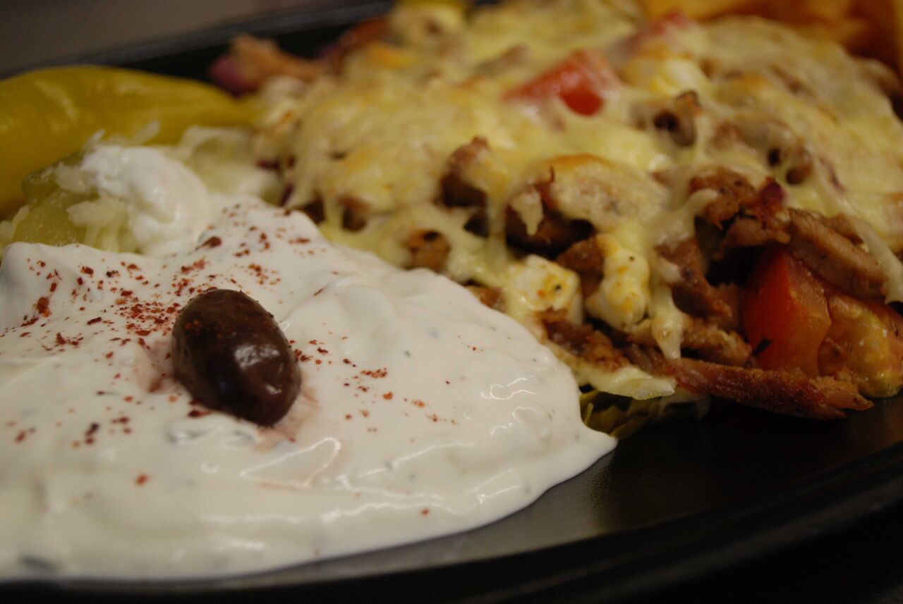 Gyros nach Art des Hauses