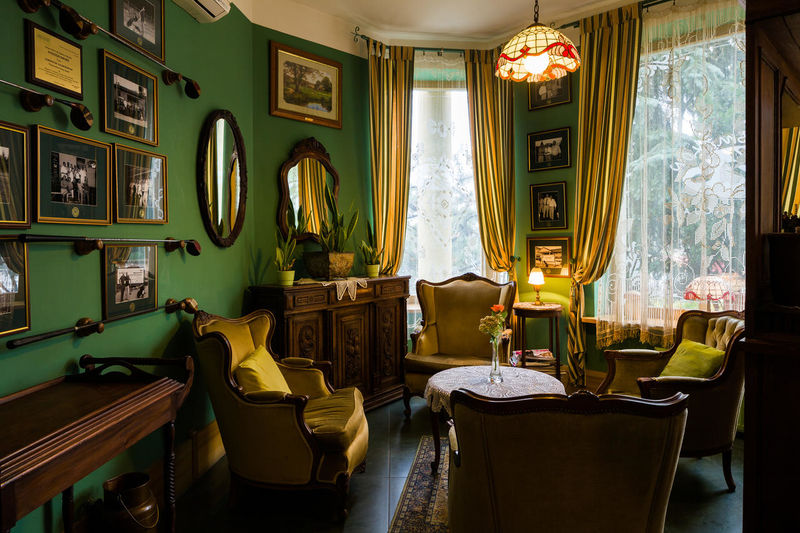 Wnętrze restauracji.