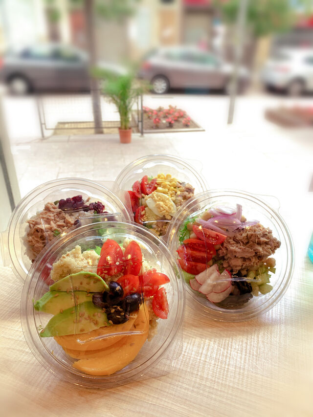 Ensaladas
Quinoa
Garbanzos
Arroz
Patata