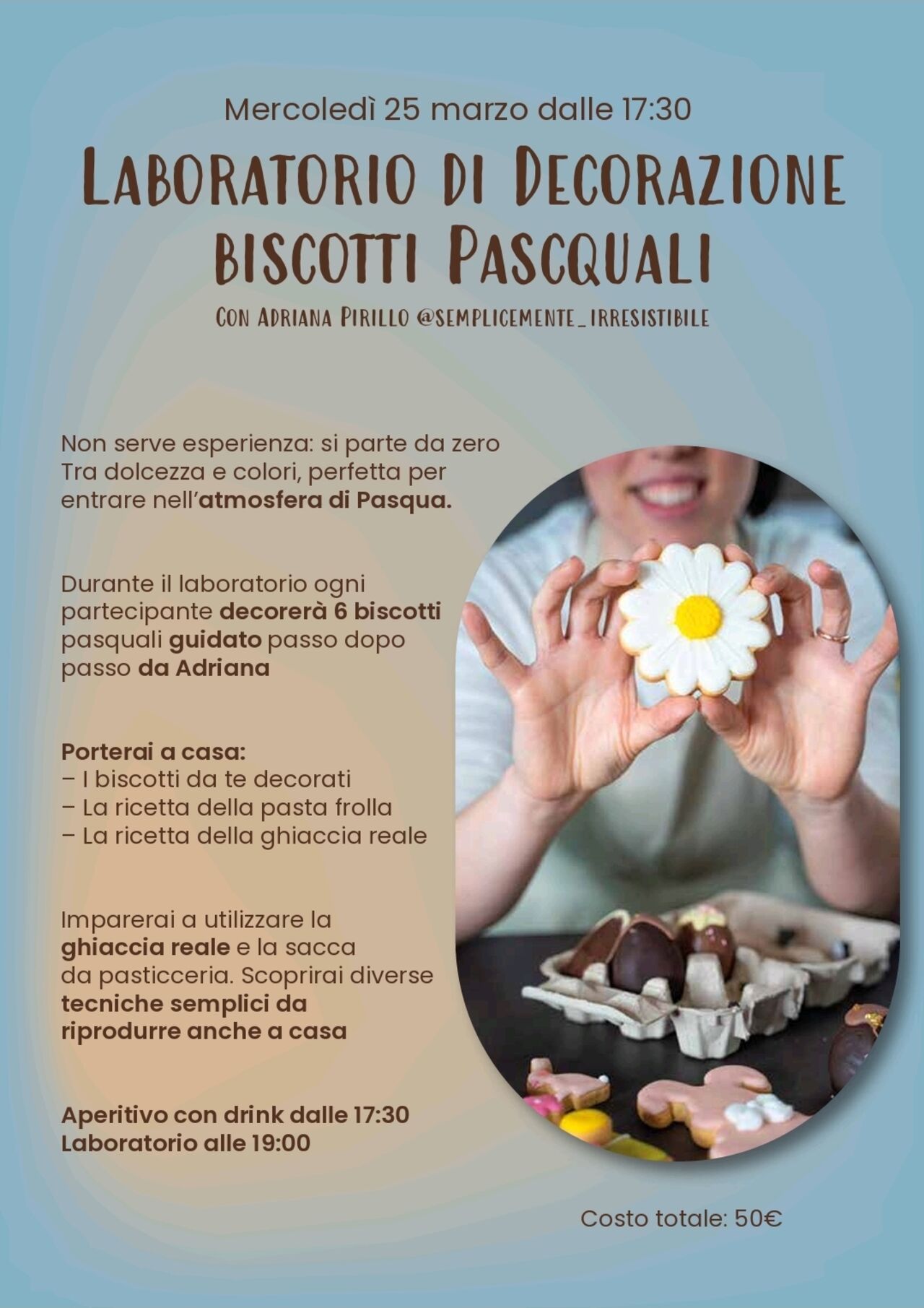 LABORATORIO DI DECORAZIONE BISCOTTI PASQUALI