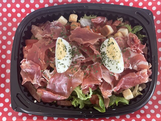 Notre salade jambon Serrano