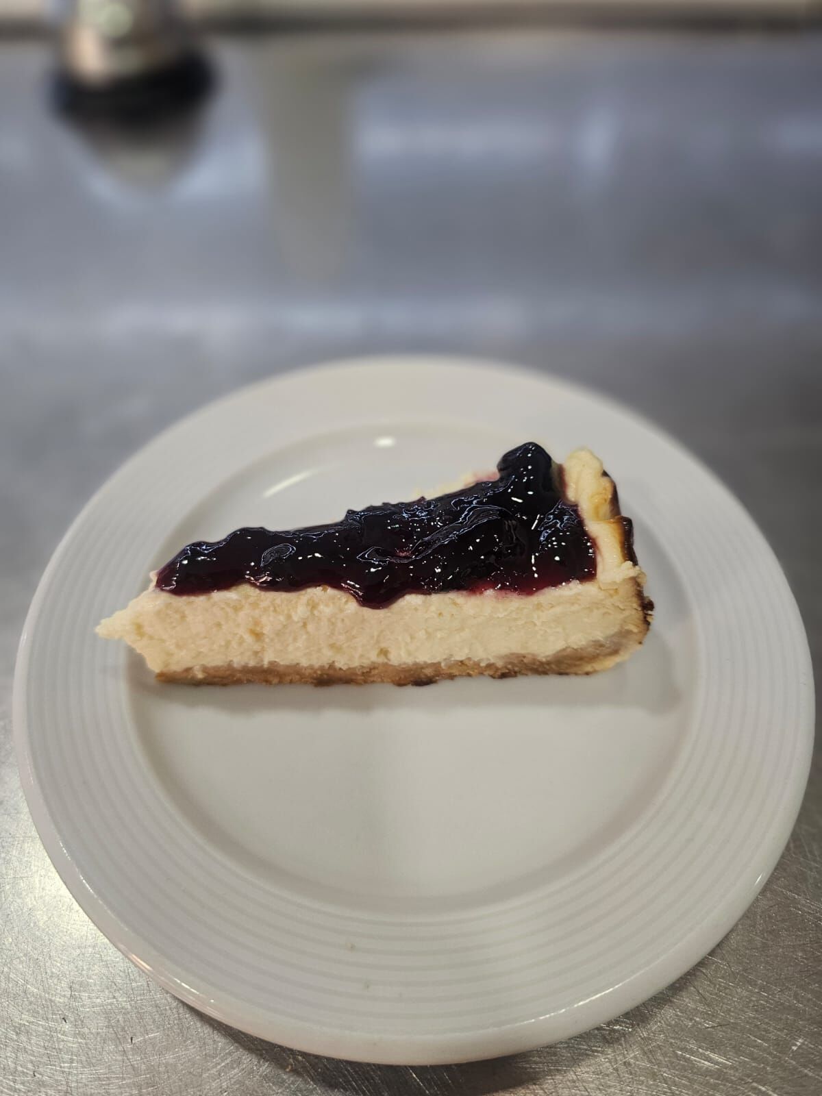 Tarta de Queso con Arándanos