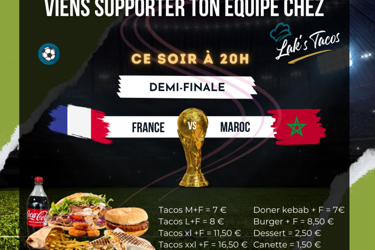 Demi-finale France/Maroc