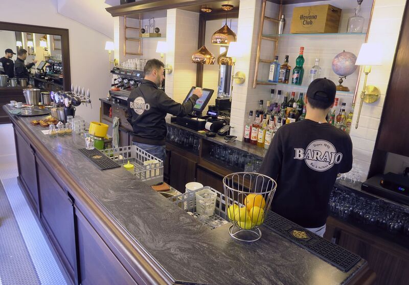 L'équipe au travail