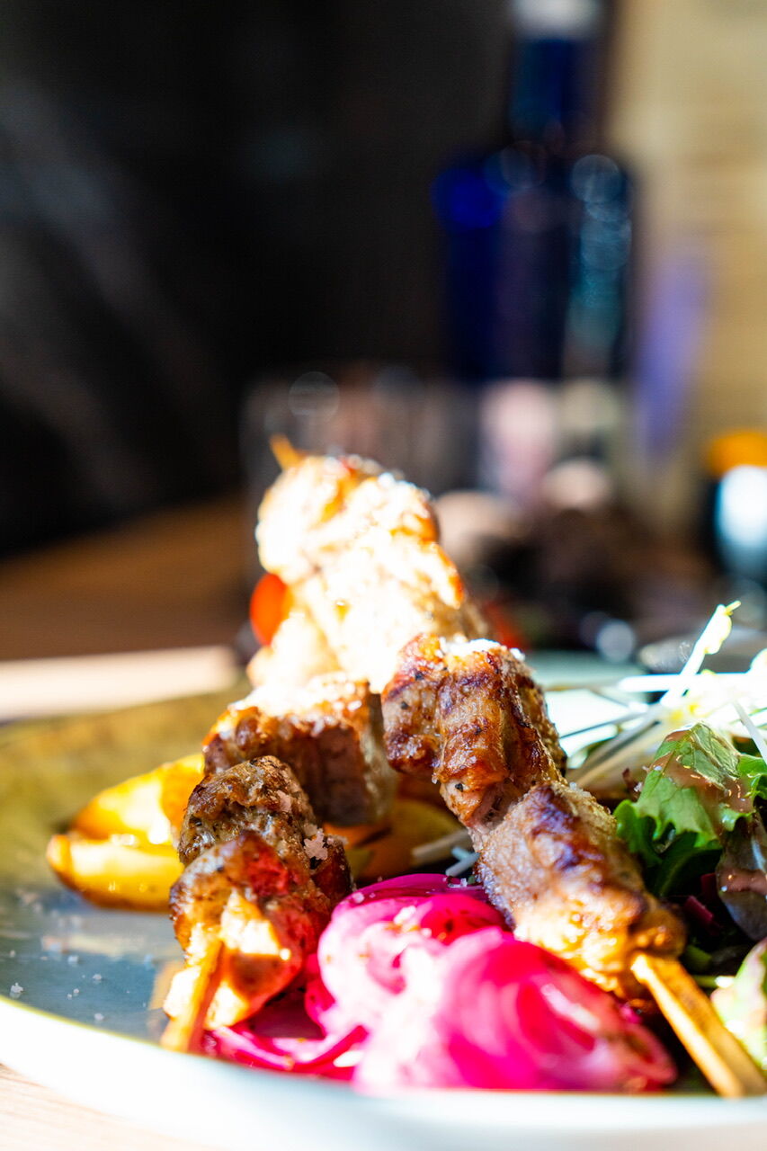 Schaschlik Schweine 
