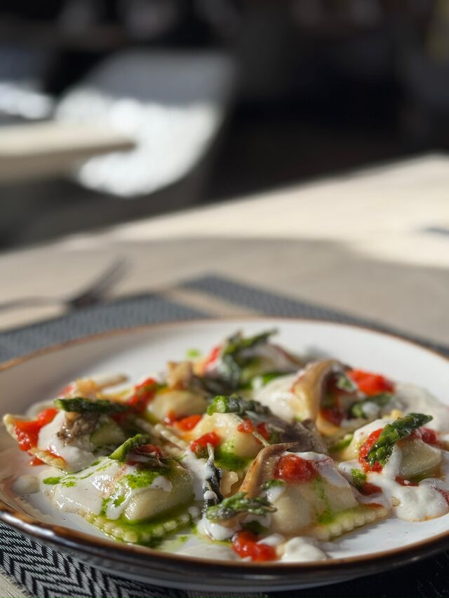 Ravioli de Ricotta y Espinaca