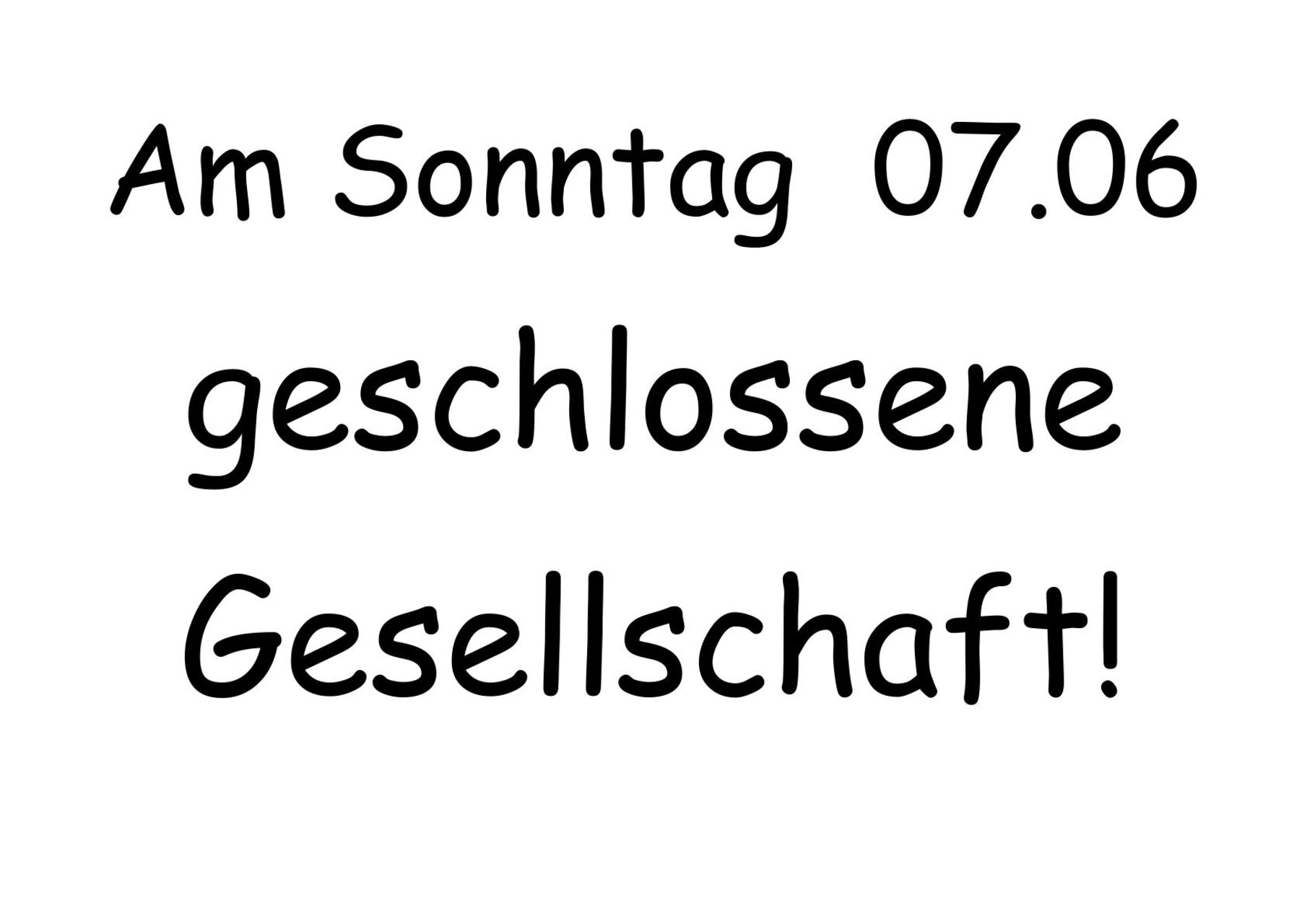 Geschlossene Gesellschaft