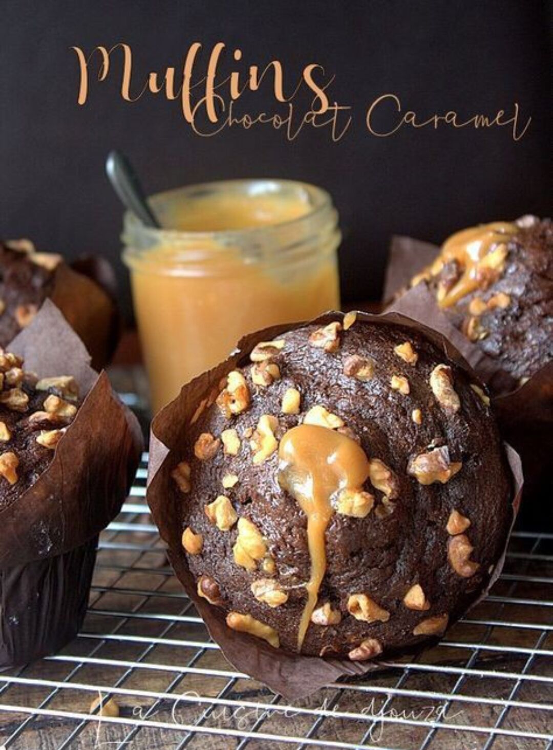 Muffin chocolat caramel