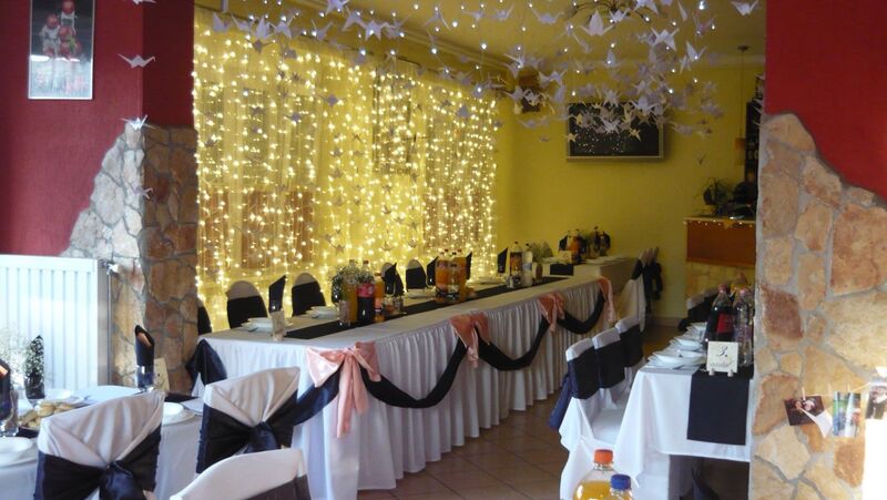 Lakodalom dekoráció.