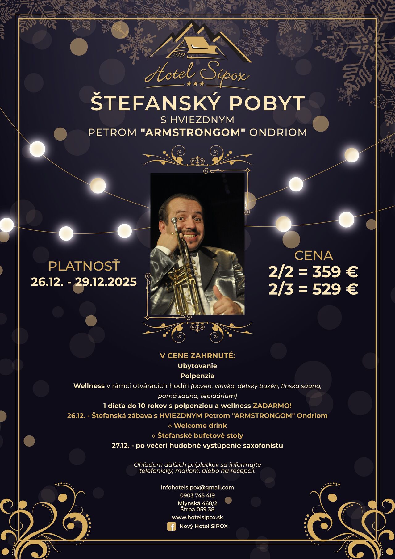 Štefanský pobyt s Petrom Armstrongom Ondriom