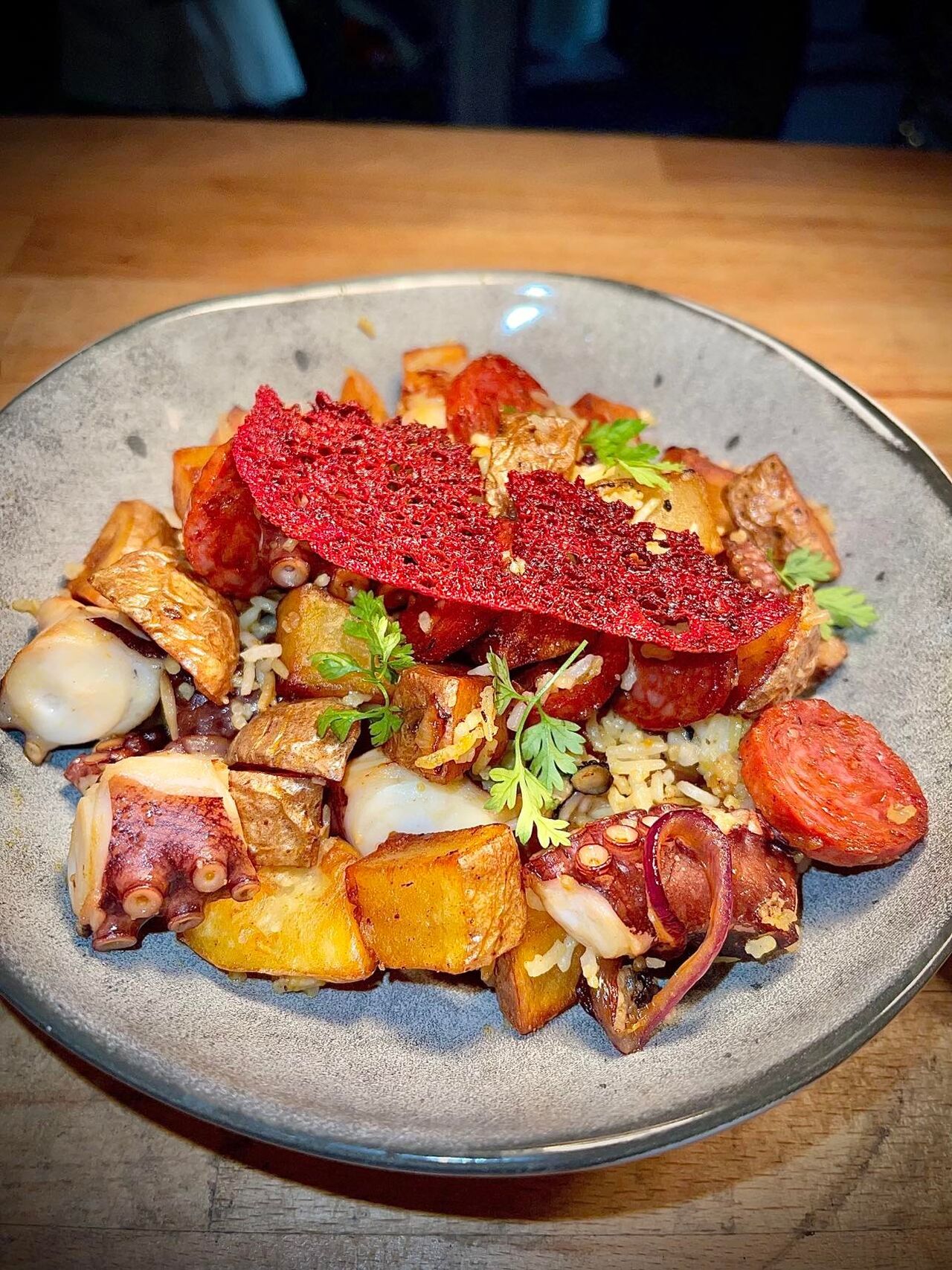 plat a la carte du mois