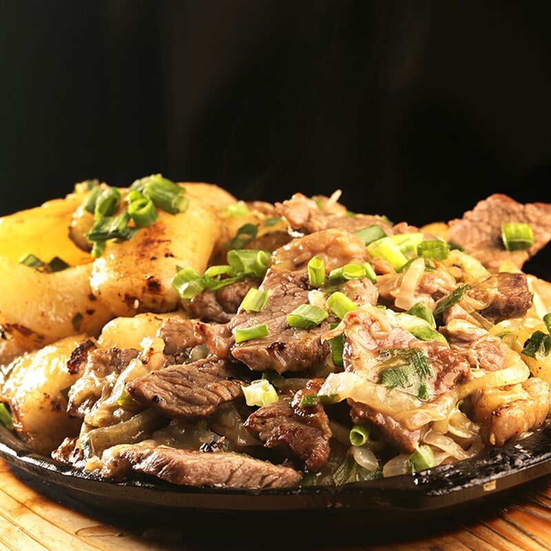 Carne de sol com mandioca