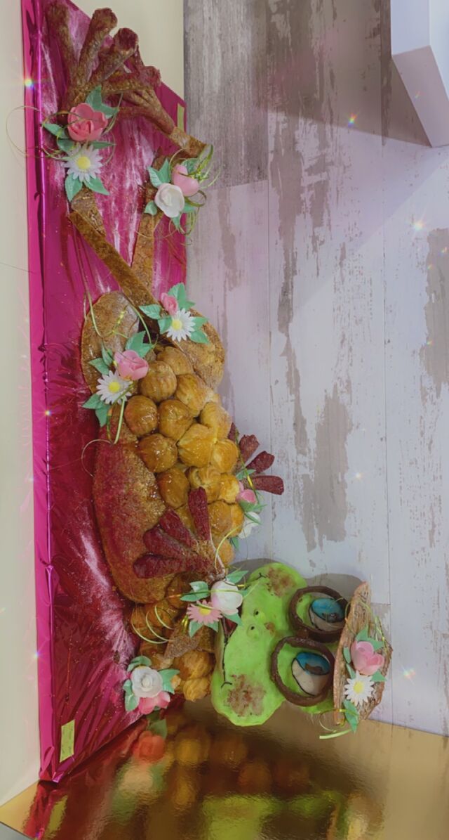 Grenouille 🐸 en choux nougatine 