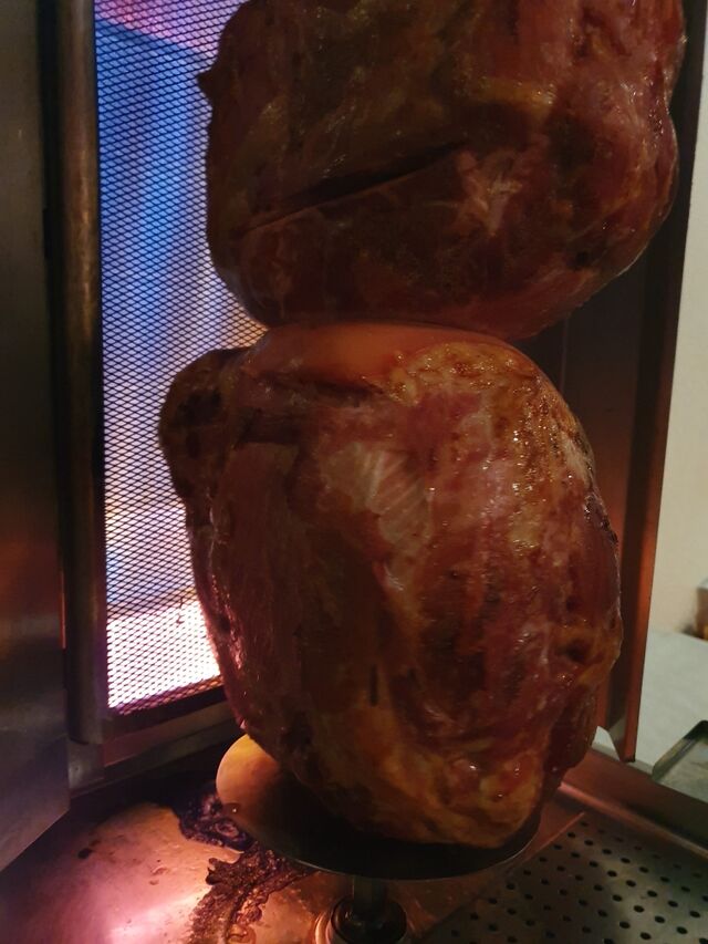 jambon broche verticale