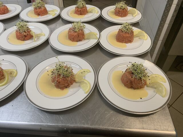 tartare de saumon 