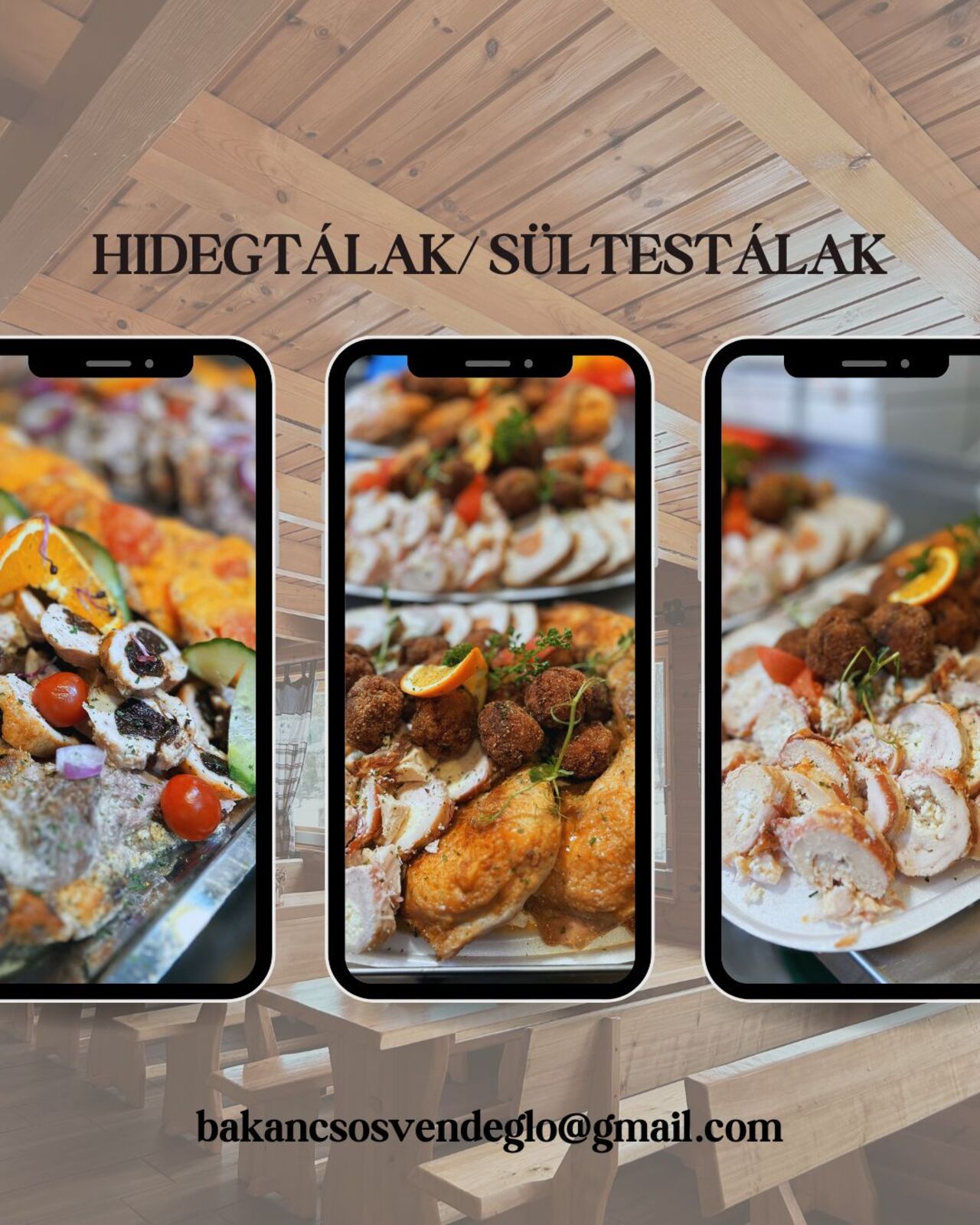 Családi összejövetelek/ rendezvények lebonyolítása, csoportos étkezés