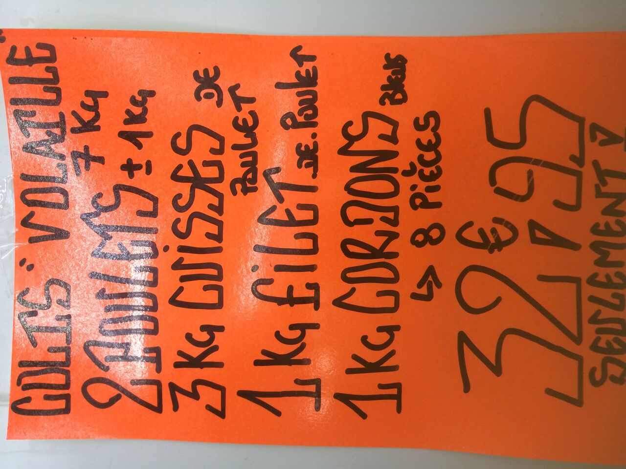 Pensez à commander vos colis 