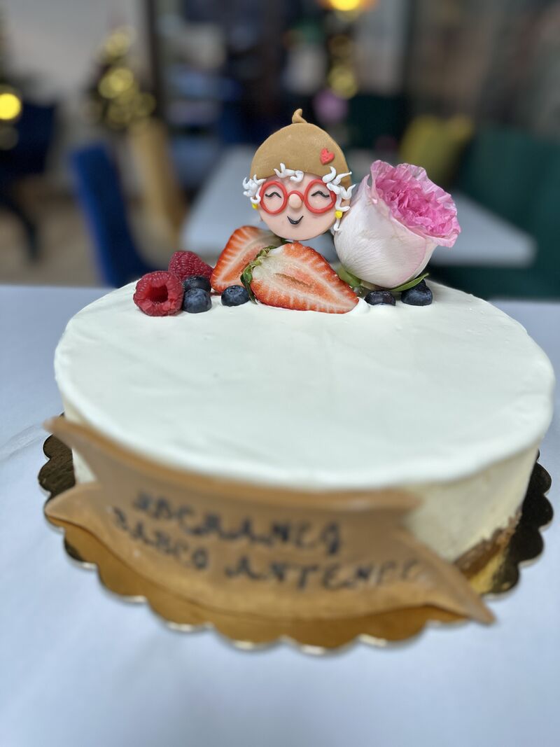 Sernik nowojorski z dedykacją