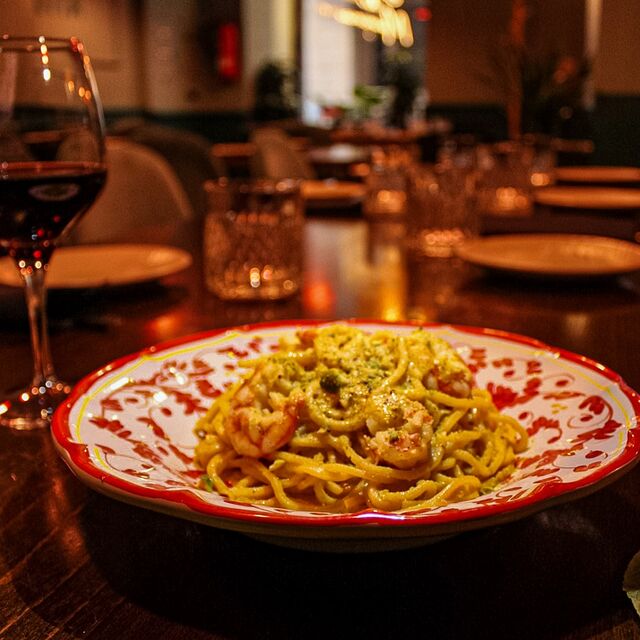 Pistacchio e Gamberi