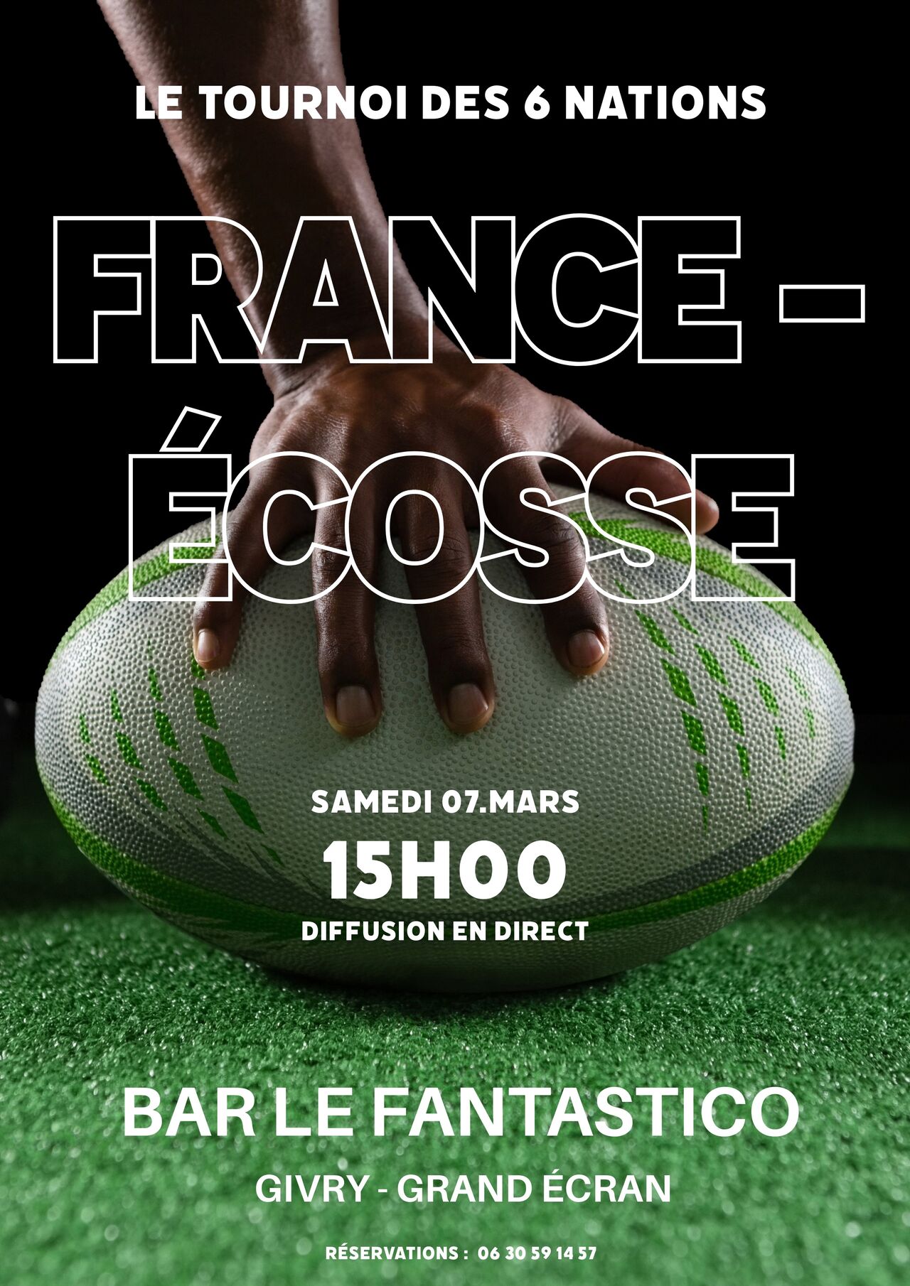 Rugby Tournoi 6 Nations France Écosse 7 mars 26
