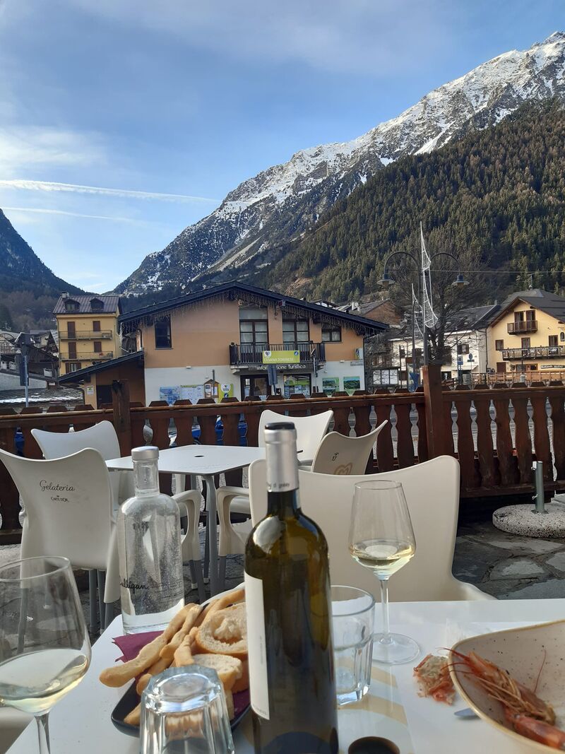 Vista sulla montagna