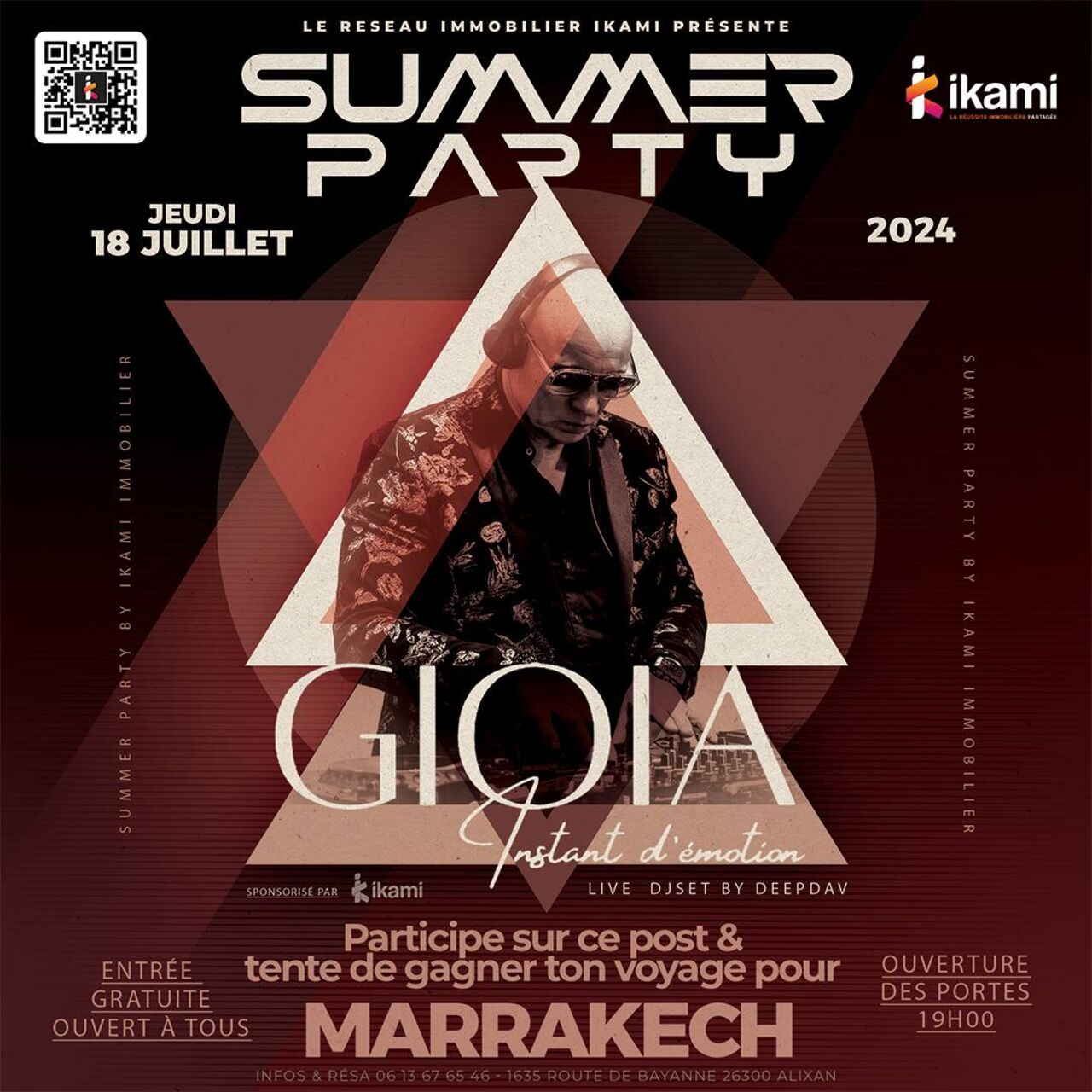 La soirée "GIOIA" By "IKAMI"