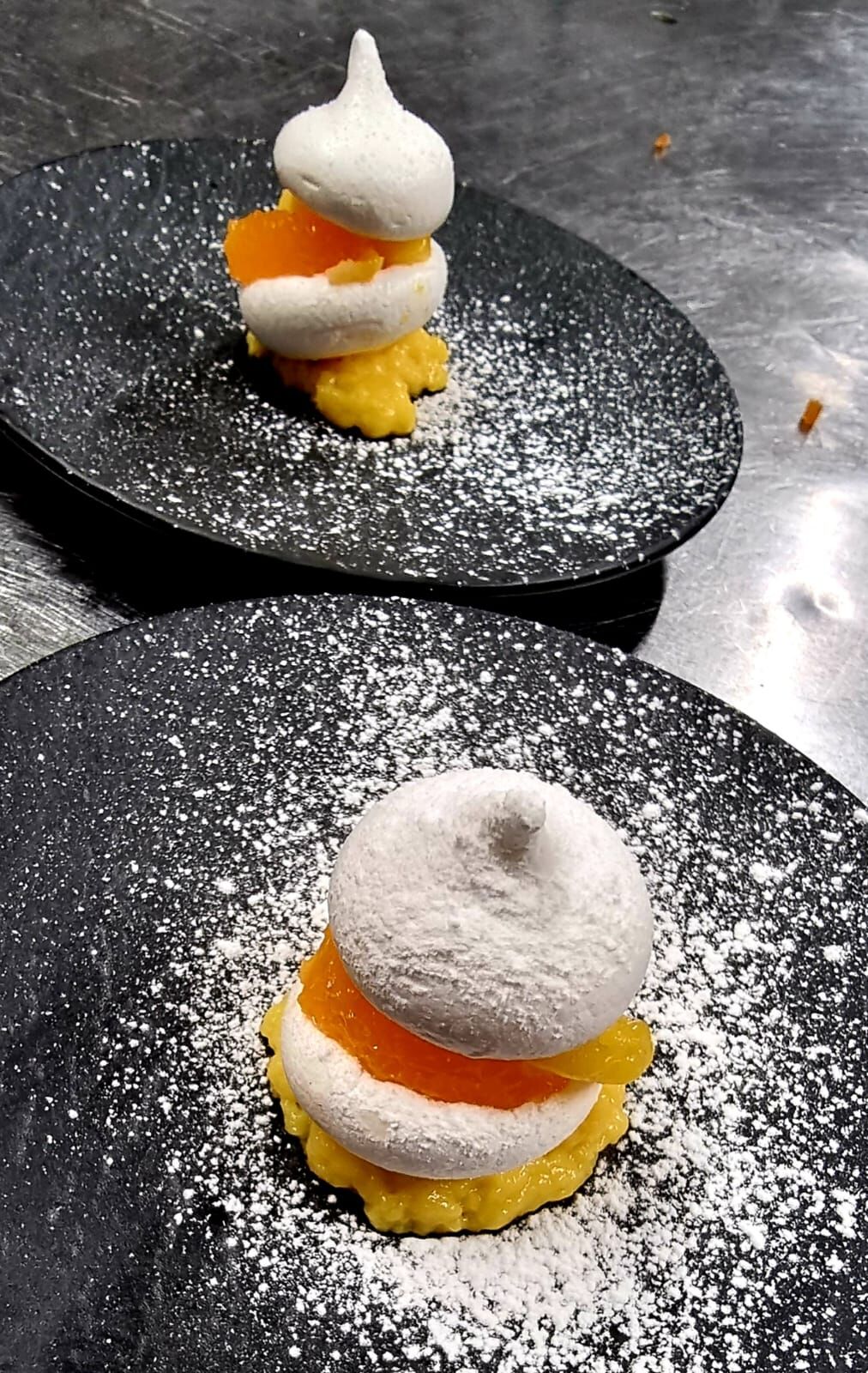 -PRE DESSERT: PAVLOVA MANDARINE