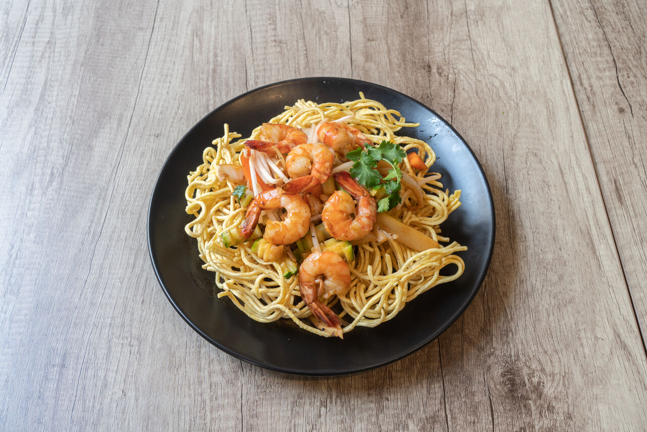 Nouilles Croustillants aux crevettes