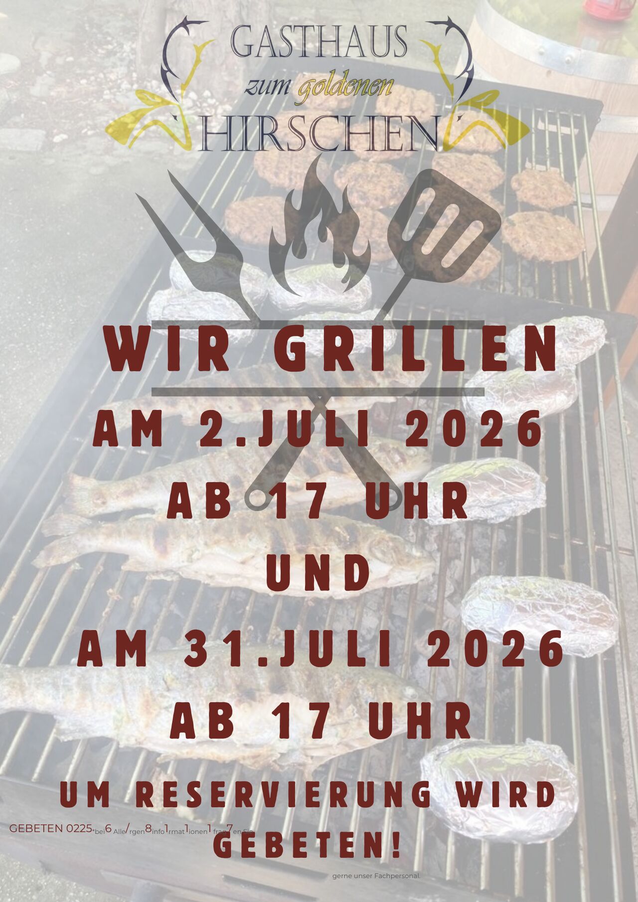 Grillen im Juli