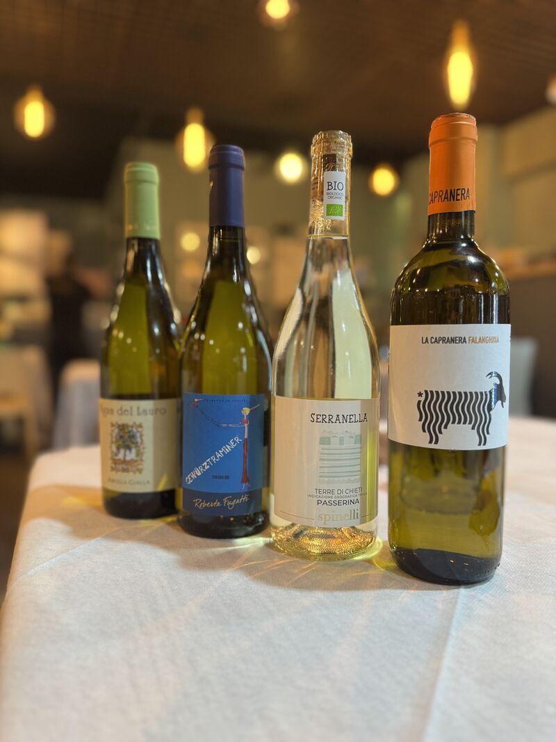 Ampia carte dei vini 