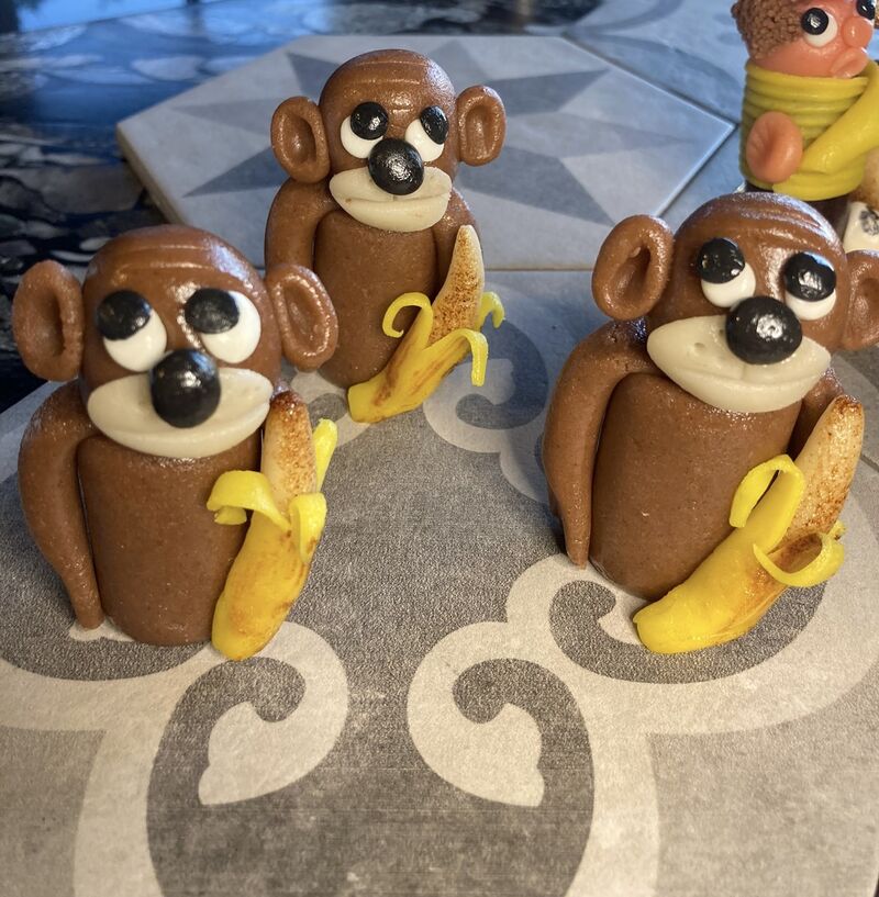 Le singe et sa banane 9.50 euros