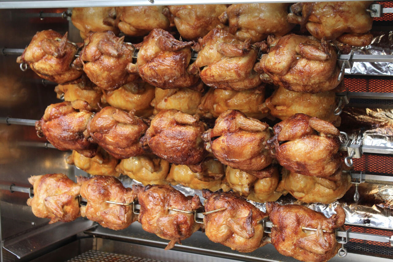 saftige Grillhähnchen…