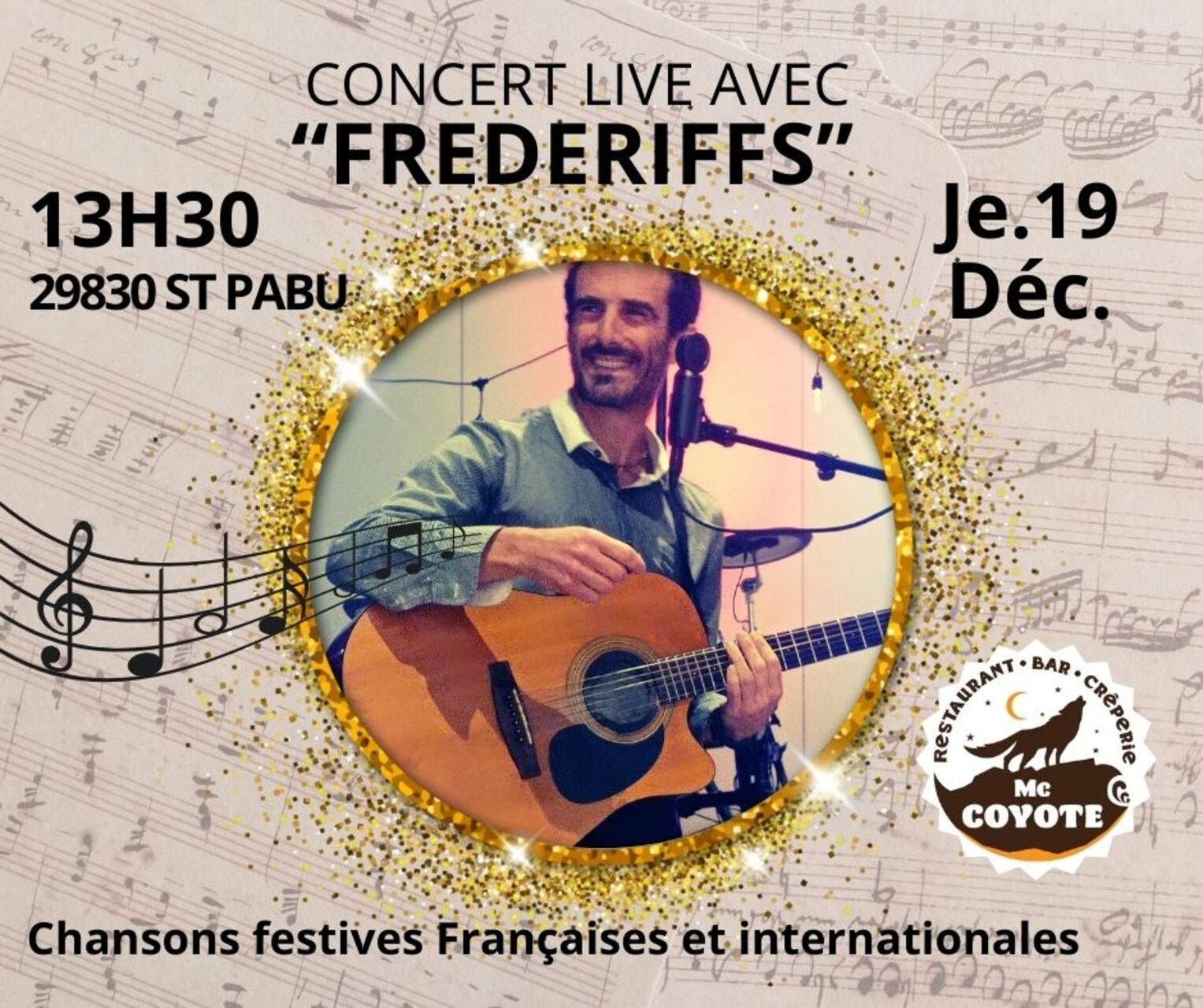 Repas avec animation musical